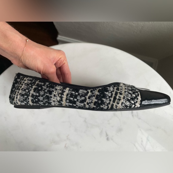 Zara Tweed Cap-Toe Flats, EU Size 38 - Picture 5 of 11